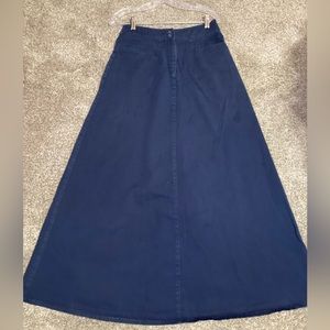 Maxi Denim Skirt
